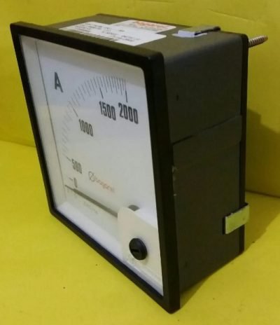 AMPERÍMETRO KRON BAGAREL FERRO MOVEL 2000/5A FMI96 - Imagem 3