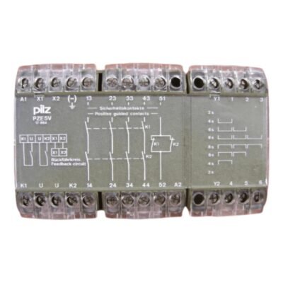 RELÉ DE SEGURANÇA PLIZ MOD. PZE5V 2-8S