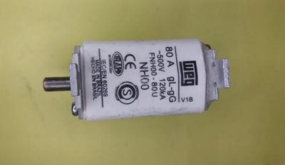 FUSÍVEL NH WEG 80A 500V GL-GG 120KA FNHOO-80V - Imagem 2