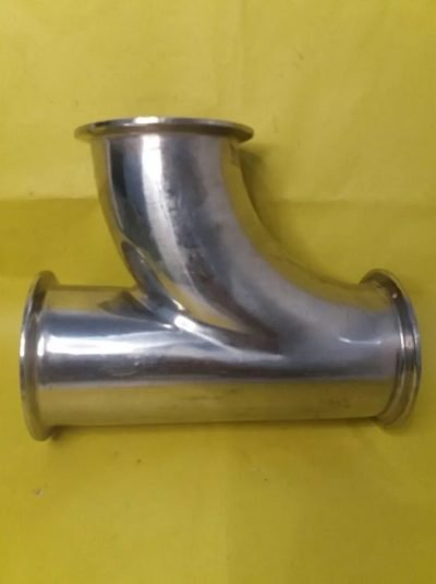 T TEE 3'' AÇO INOX 304 TRICLAMP PARA ABRAÇADEIRAS - Imagem 3