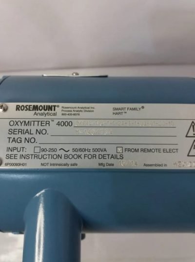 TRANSMISSOR OXYMITTER 4000 ROSEMOUT OXT4C HART - Imagem 10