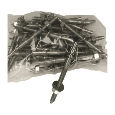 CHUMBADOR PARABOLT PBA 1/4x3,1/4'' AÇO INOX KIT 20 PEÇAS