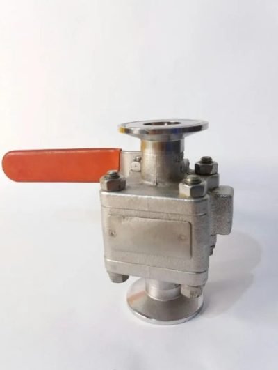 VÁLVULA ESFERA 1'' CONEXÃO TRICLAMP AÇO INOX 316L - Imagem 3