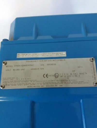 TRANSMISSOR DE VAZÃO MICRO MOTION 3700A1GO6BZPZNZ - Imagem 4