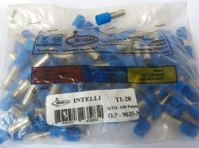 TERMINAL ILHÓS INTELLI ISOLADO TI-28 KIT 100 UNIDADES - Imagem 3