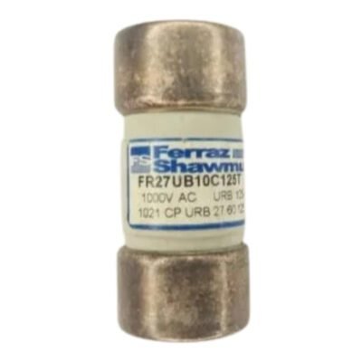 FUSÍVEL CARTUCHO FERRAZ SHAWMUT FR27UB10C125T 1000V