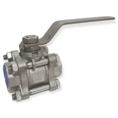 VÁLVULA ESFERA TRIPARTIDA 3/4'' VALMICRO AÇO INOX CF8