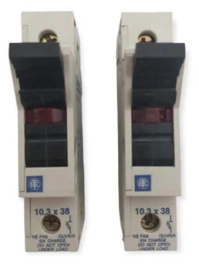 PORTA FUSÍVEL TELEMECANIQUE DF6-AB10 32A 6KV KIT 2 UN - Imagem 2