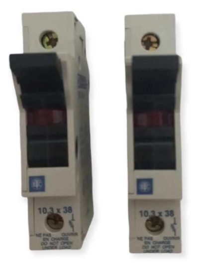 PORTA FUSÍVEL TELEMECANIQUE DF6-AB10 32A 6KV KIT 2 UN - Imagem 3