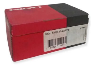 Pino Roscado Hilti Atuação Direta X-w6-20-22 Fp8 Cx 100un - Imagem 3