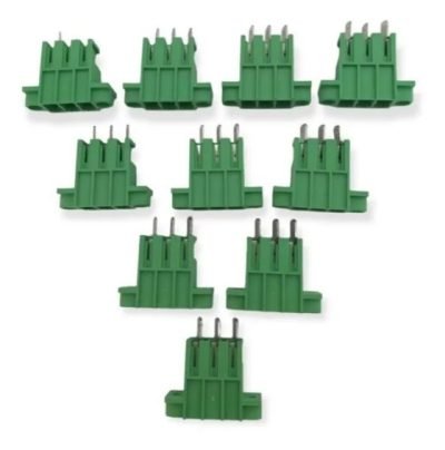 BLOCO TERMINAL PHOENIX CONTACT PLUG 15A DFK-PC4/3-G KIT 10UN