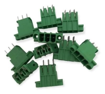 BLOCO TERMINAL PHOENIX CONTACT PLUG 15A DFK-PC4/3-G KIT 10UN - Imagem 2