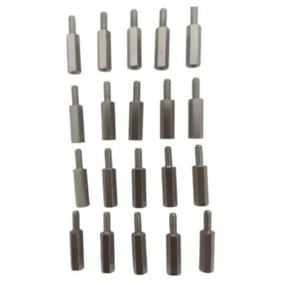 ESPAÇADOR HEXAGONAL RS MACHO-FÊMEA M3x15MM KIT 20UN