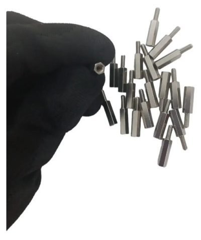 ESPAÇADOR HEXAGONAL RS MACHO-FÊMEA M3x15MM KIT 20UN - Imagem 3