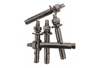 CHUMBADOR PARABOLT AÇO INOX 304 80x10mm M8 KIT 5 UN