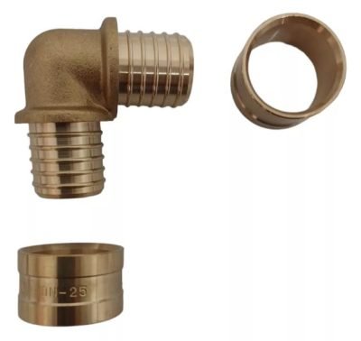 COTOVELO JOELHO PEX MONOCAMADA MACHO KC/25 25mm ASTRA