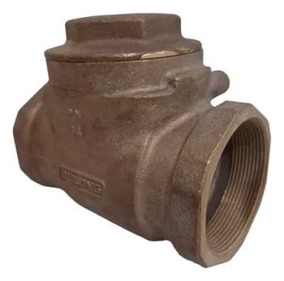 VÁLVULA RETENÇÃO HORIZONTAL PORTINHOLA DULONG 2.1/2'' BRONZE - Imagem 2