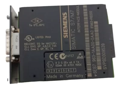 MÓDULO INTERFACE SIEMENS SIMATIC S7/M7 6ES7963-1AA00-0AA0 - Imagem 3