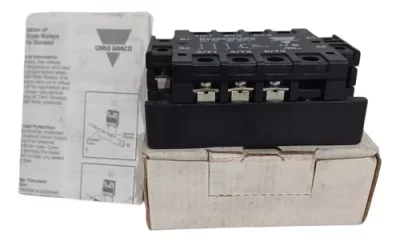 RELÉ ESTADO SÓLIDO CARLO GAVAZZI 55A RZ4855HAP0 ZS 55A - Imagem 3