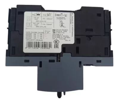 DISJUNTOR MOTOR SIEMENS 0,22-0,32A 3RV2011-0DA20 - Imagem 3