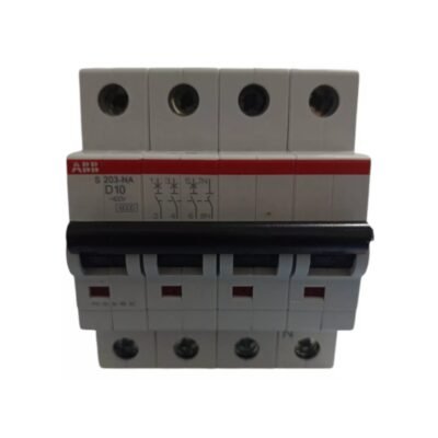DISJUNTOR ABB S203 D10 NA 10A CURVA D 3P+N - Imagem 3