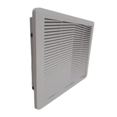 GRADE VENTILAÇÃO PAINEL FANDIS 33X33 COM TELA E FILTRO FF20U - Imagem 2