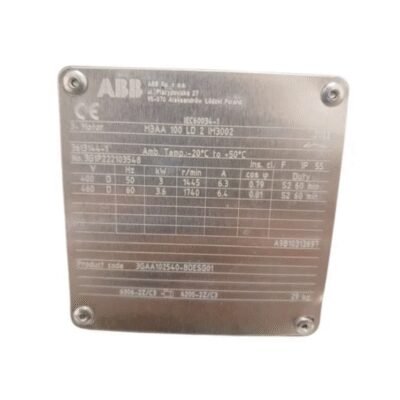 MOTOR TRIFÁSIC ABB 3KW 1445RPM M3AA 100 LD 2 IM3002 400-460V - Imagem 6