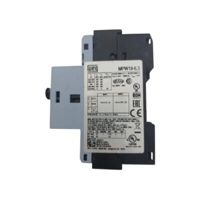 DISJUNTOR MOTOR TRIPOLAR WEG MPW18-3-D063 AZUL 4-6,3 A 50/60HZ - Imagem 5