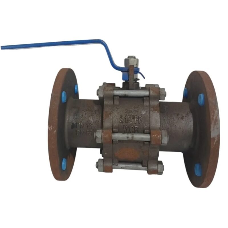 VÁLVULA ESFERA TRIPARTIDA FLANG MGA 2,1/2'' PN16 DN65 300LBS - Imagem 2