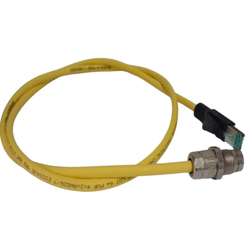 CABO MONTADO M12XCOD PFT F- RJ45PUR HARTING 1,2M - AMARELO - Imagem 3