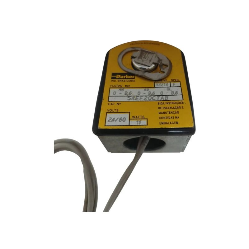 VÁLVULA SOLENÓIDE PARKER 3/4'' 24/60V AR ÁGUA ÓLEO 55EF20CTA - Imagem 4