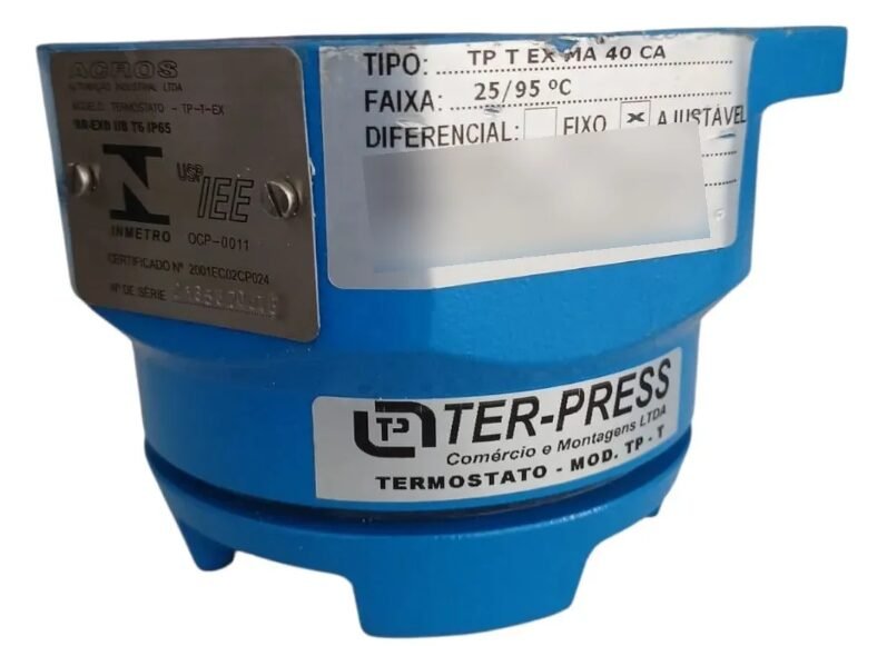 TERMOSTATO TER-PRESS TP T EX MA 40 CA TEMP. MÁXIMA 200°C FAIXA 25/95 - Imagem 3