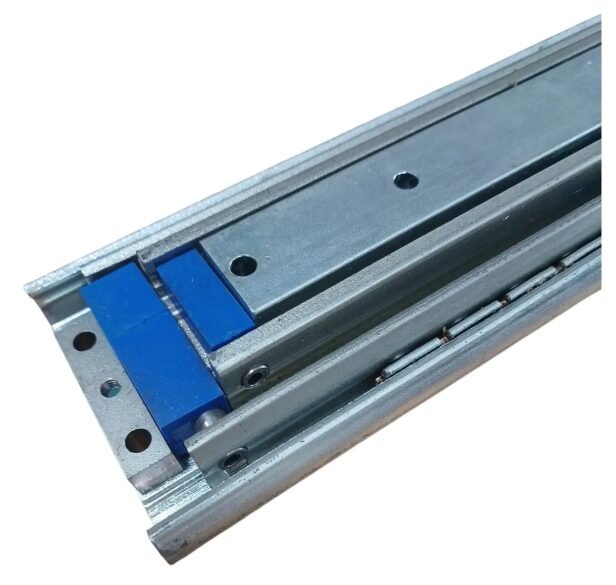 CORREDIÇAS TELESCÓPICA REFORÇADA 500MM 3 ESTÁGIO 220KG - Imagem 5