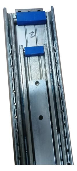 CORREDIÇAS TELESCÓPICA REFORÇADA 500MM 3 ESTÁGIO 220KG - Imagem 6