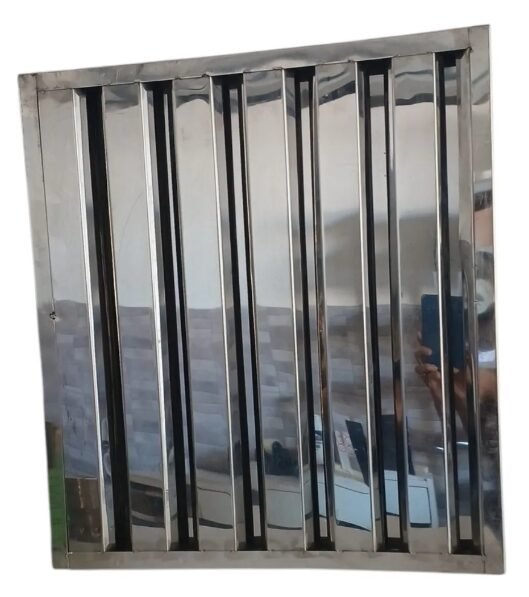 FILTRO INERCIAL PARA COIFA EM AÇO INOX 63X54CM - Imagem 2